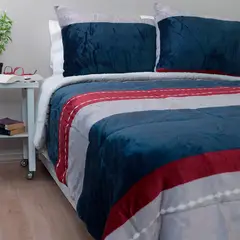 DORAL - Cubrecama Sherpa Flanel