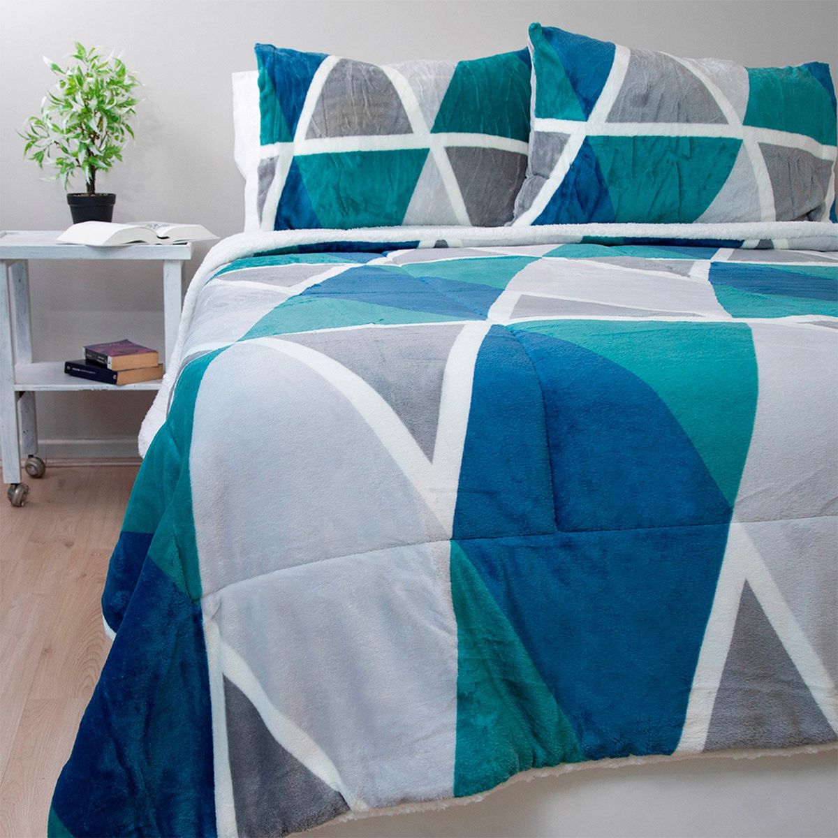 DORAL - Cubrecama Sherpa Flanel Doral