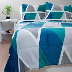 DORAL - Cubrecama Sherpa Flanel