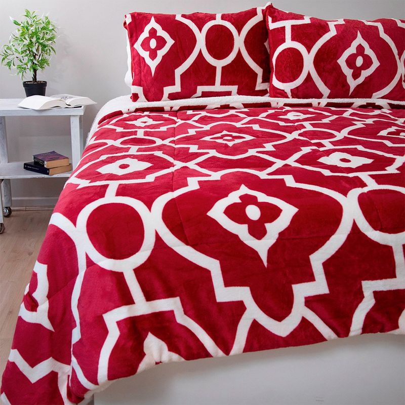 DORAL - Cubrecama Sherpa Flanel Doral