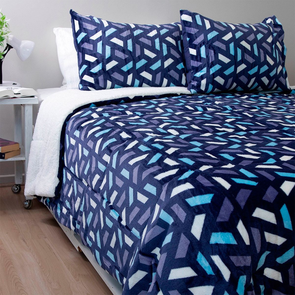 DORAL - Cubrecama Sherpa Flanel Doral