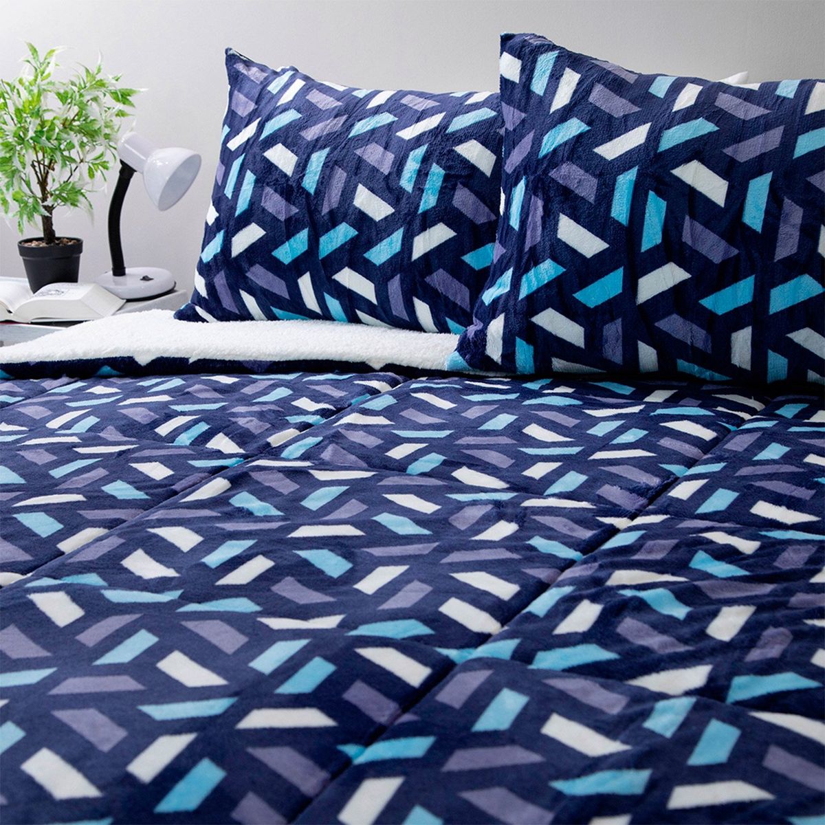 DORAL - Cubrecama Sherpa Flanel Doral