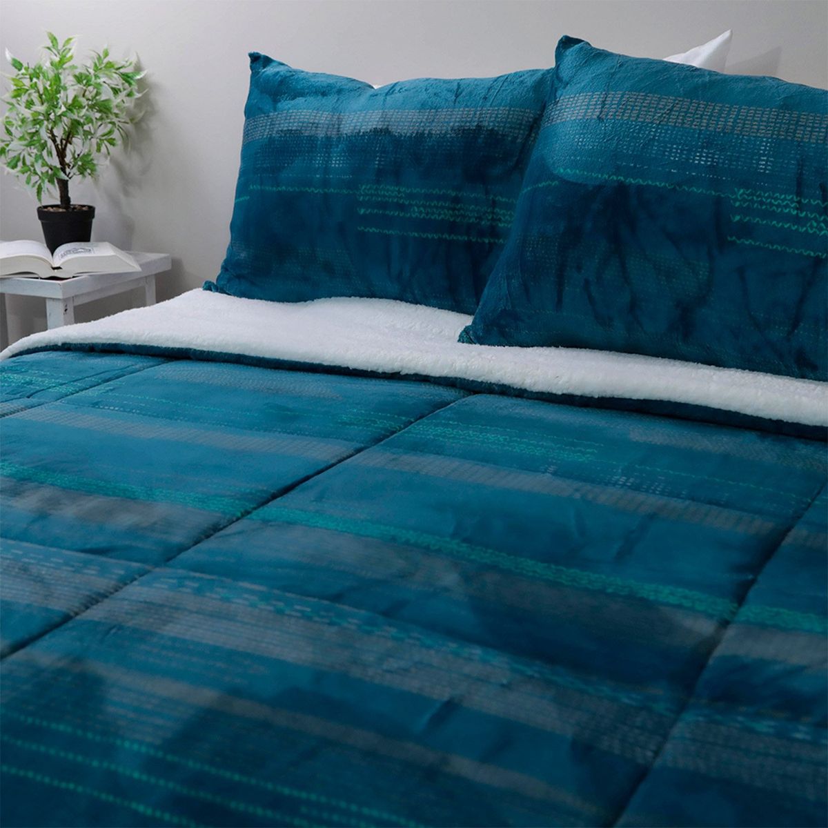 DORAL - Cubrecama Sherpa Flanel Doral