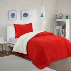 DORAL - Cubrecama Infantil Sherpa 1,5 Plazas