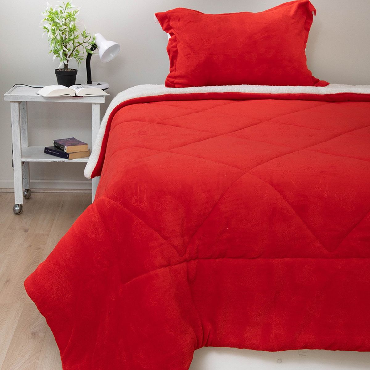 DORAL - Cubrecama Infantil Sherpa 1,5 Plazas Doral