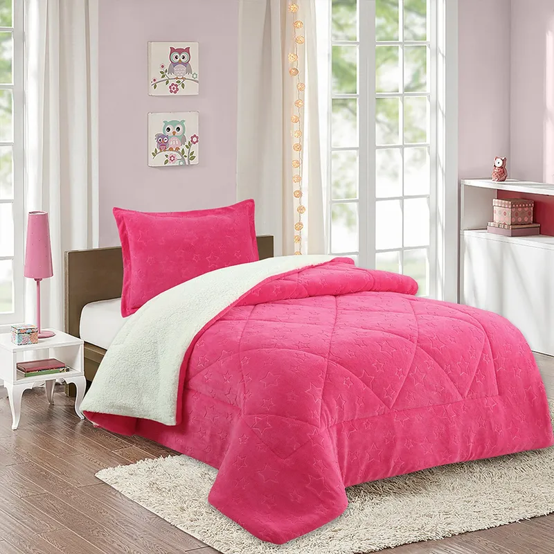 DORAL - Cubrecama Infantil Sherpa 1,5 Plazas Doral