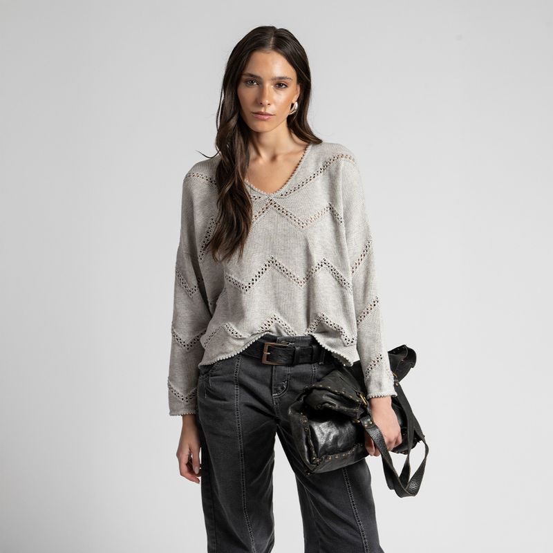 LOLITA POCKET - Chaleco Murcia Gris Claro Lolita Pocket