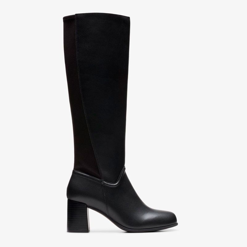 CLARKS - Bota Mujer Cuero Negro Clarks