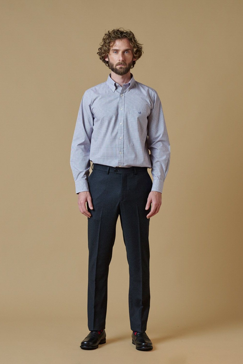 SAVILLE ROW - Pantalón Para Traje Formal Hombre Saville Row