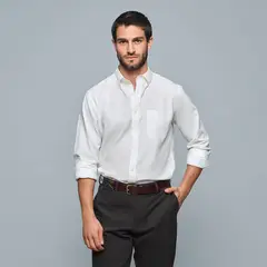 SAVILLE ROW - Camisa Manga Corta Lino Hombre