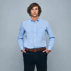 SAVILLE ROW - Camisa Manga Corta Lino Hombre