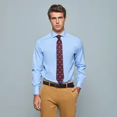 SAVILLE ROW - Camisa Manga Corta Algodón Hombre