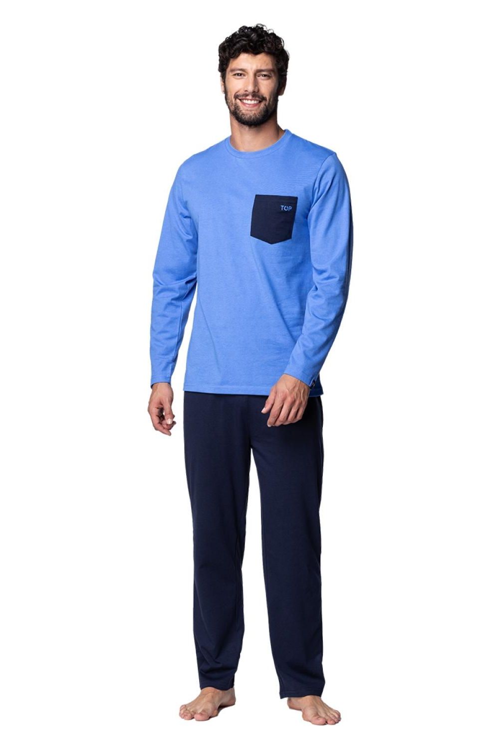 TOP - Conjunto Pijama Algodón Hombre Top