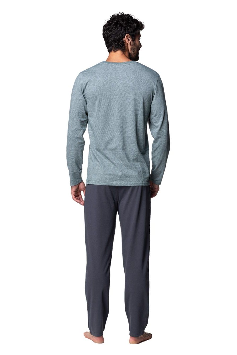 TOP - Conjunto Pijama Algodón Hombre Top