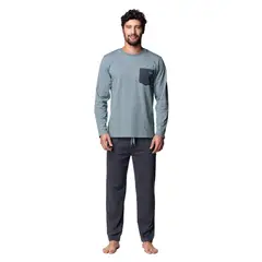 TOP - Conjunto Pijama Algodón Hombre