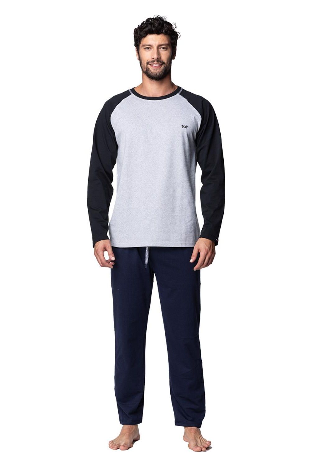 TOP - Conjunto Pijama Algodón Hombre Top