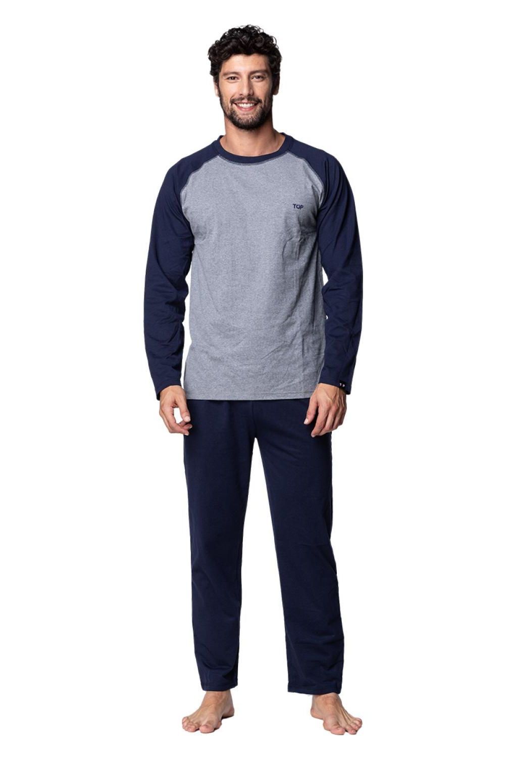 TOP - Conjunto Pijama Algodón Hombre Top