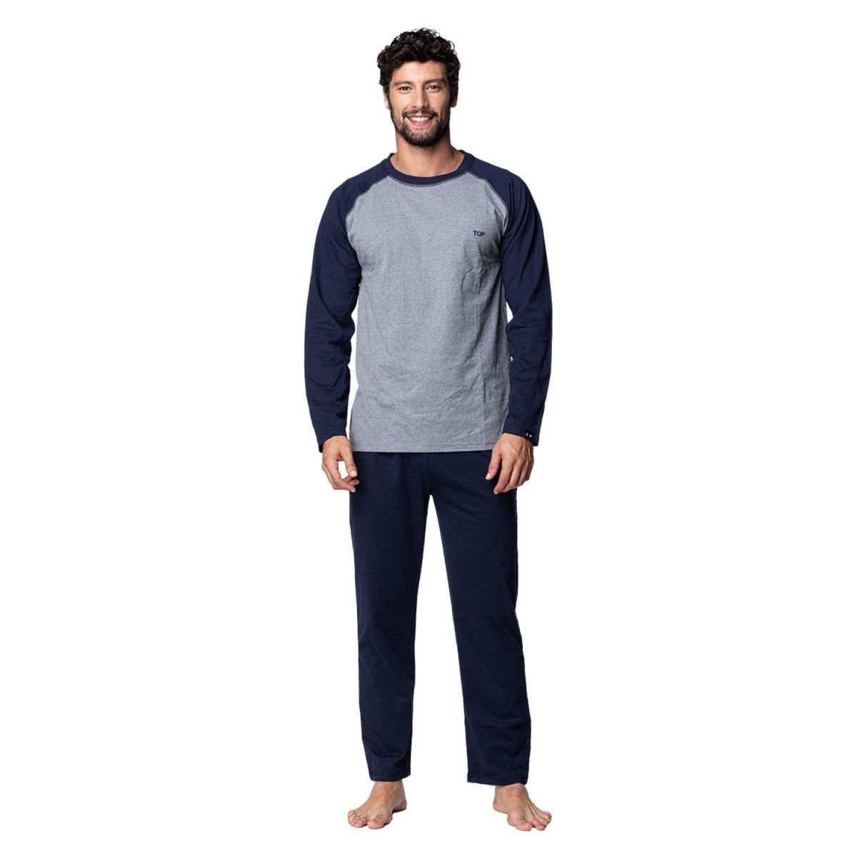 TOP - Conjunto Pijama Algodón Hombre Top