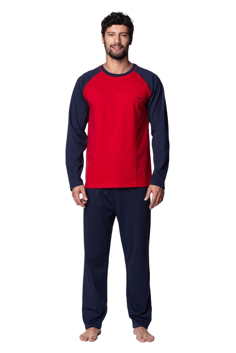 TOP - Conjunto Pijama Algodón Hombre Top