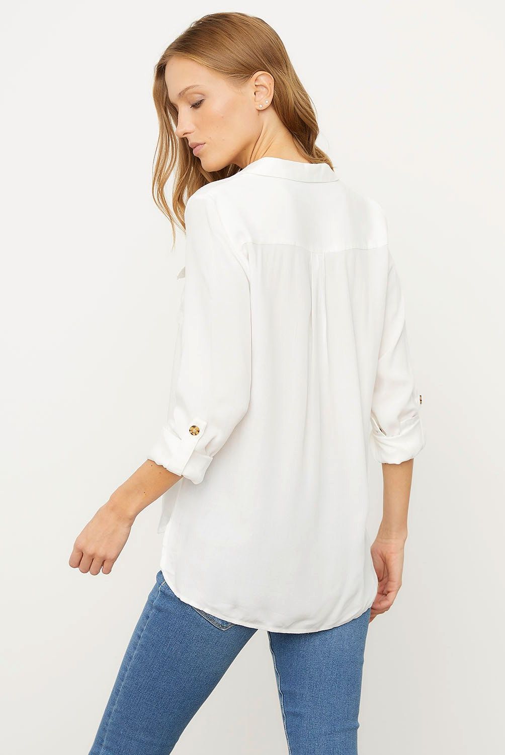 VERO MODA - Blusa Manga Larga Botones  Mujer Vero Moda