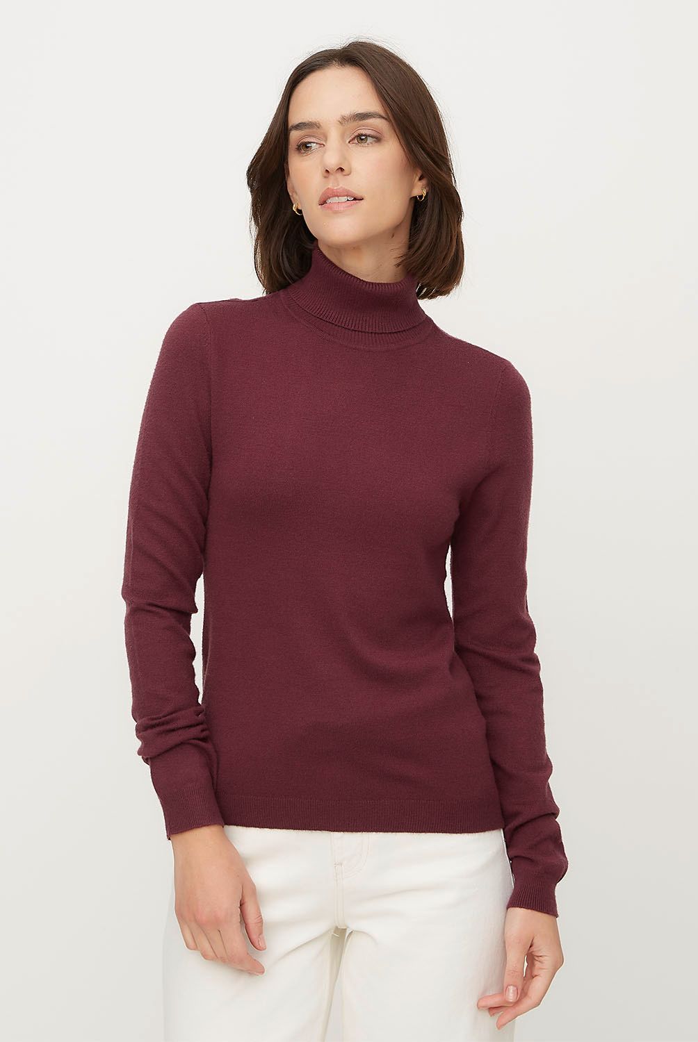 VERO MODA - Sweater Manga Larga Cuello Alto Mujer Vero Moda
