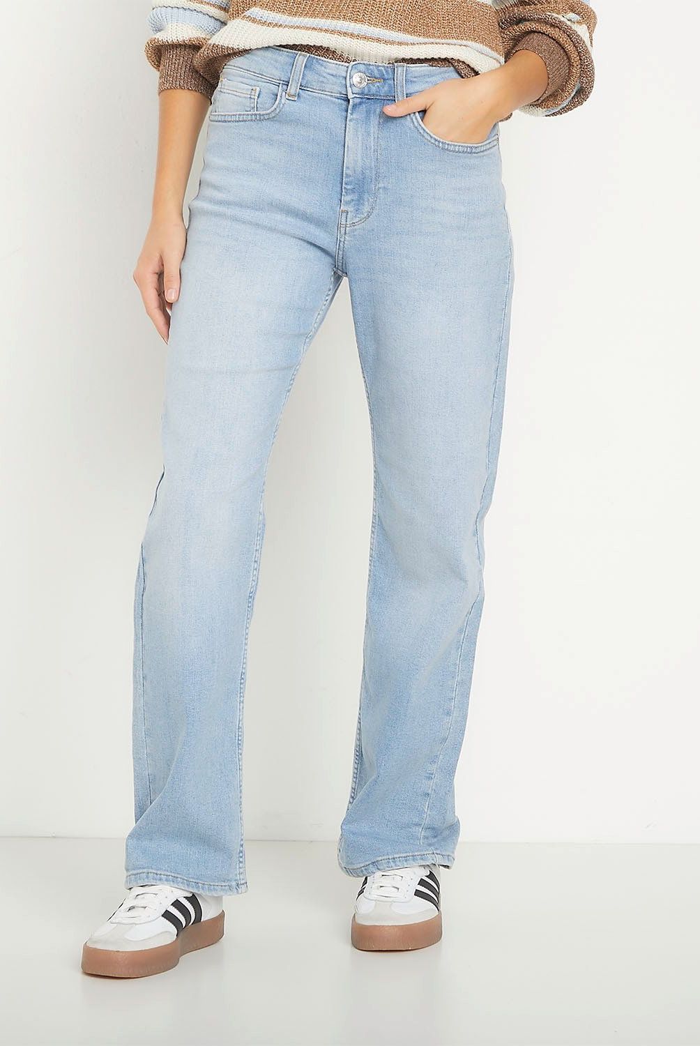 ONLY - Jeans Wide Leg Medio Mujer Only