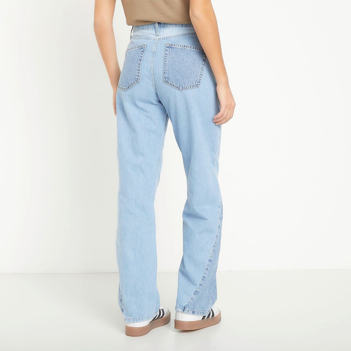 ONLY - Jeans Wide Leg Tiro Medio Mujer Only