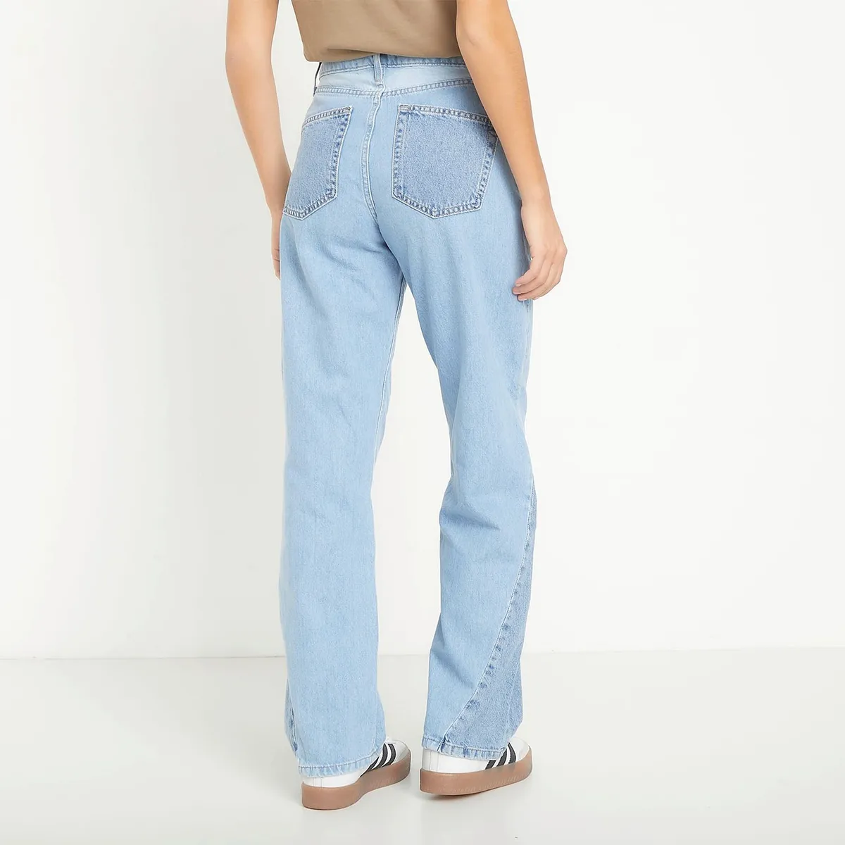 ONLY - Jeans Wide Leg Tiro Medio Mujer Only