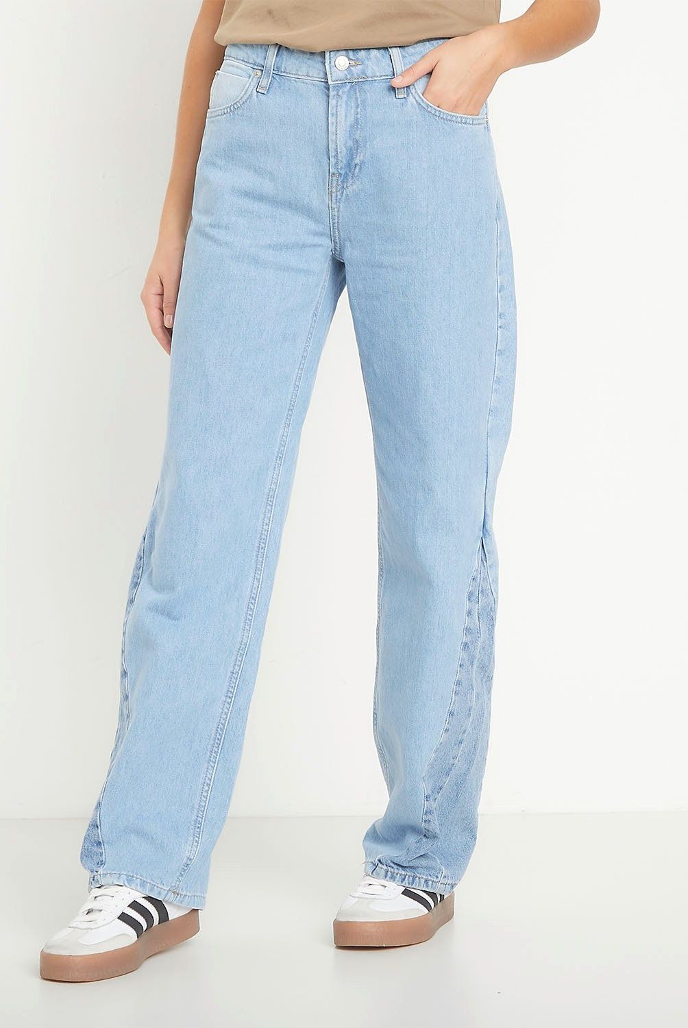ONLY - Jeans Wide Leg Medio Mujer Only