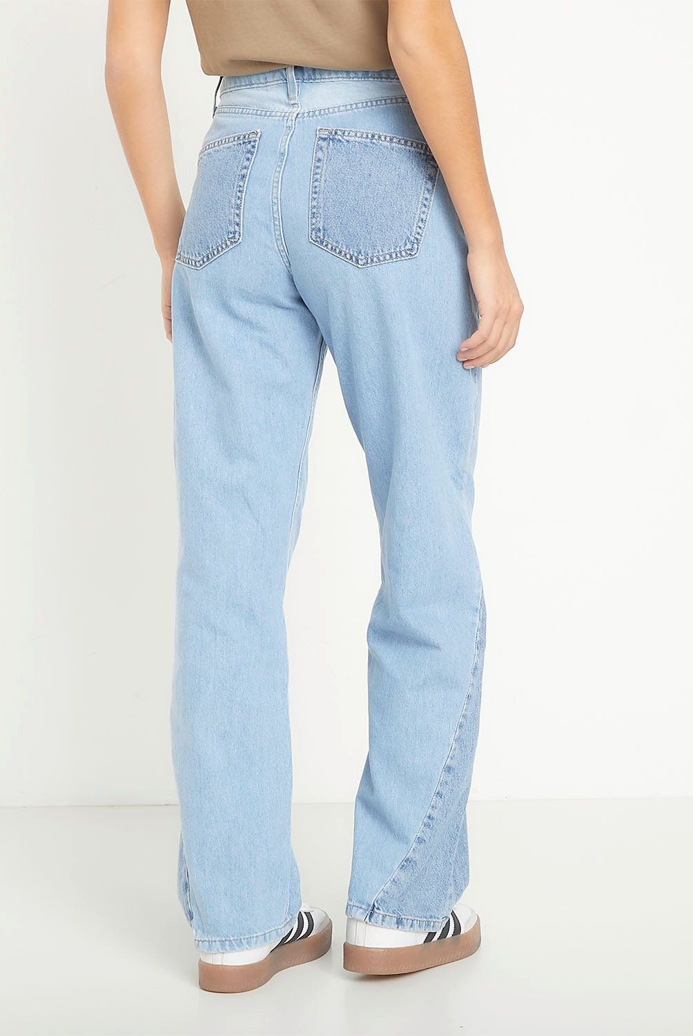 ONLY - Jeans Wide Leg Medio Mujer Only