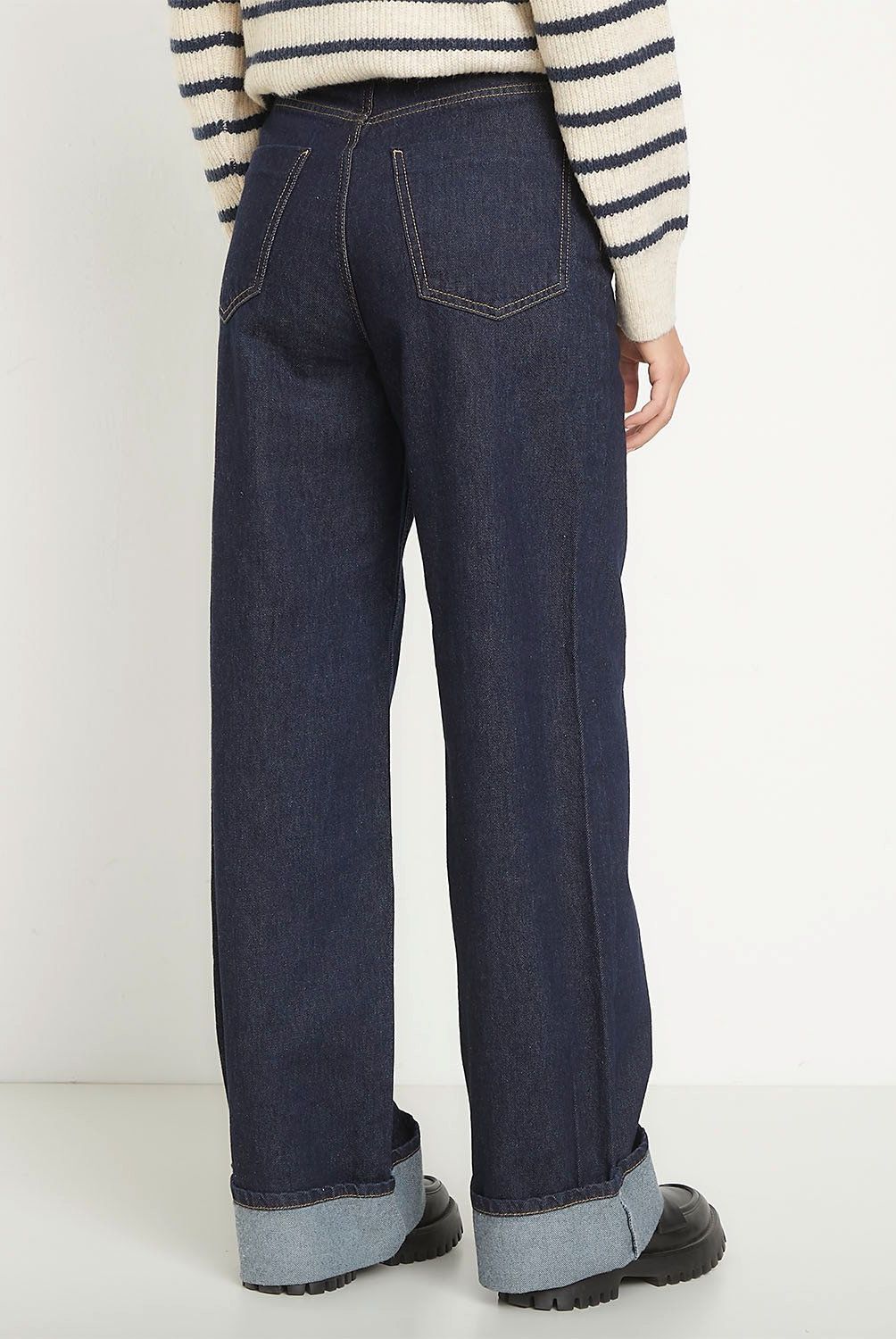ONLY - Jeans Wide Leg Alto Mujer Only