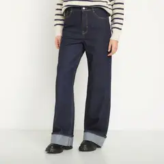 ONLY - Jeans Wide Leg Alto Mujer