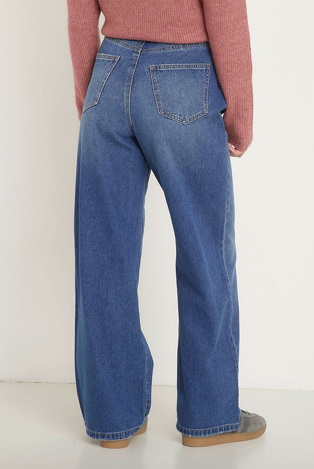 ONLY - Jeans Wide Leg Alto Mujer Only