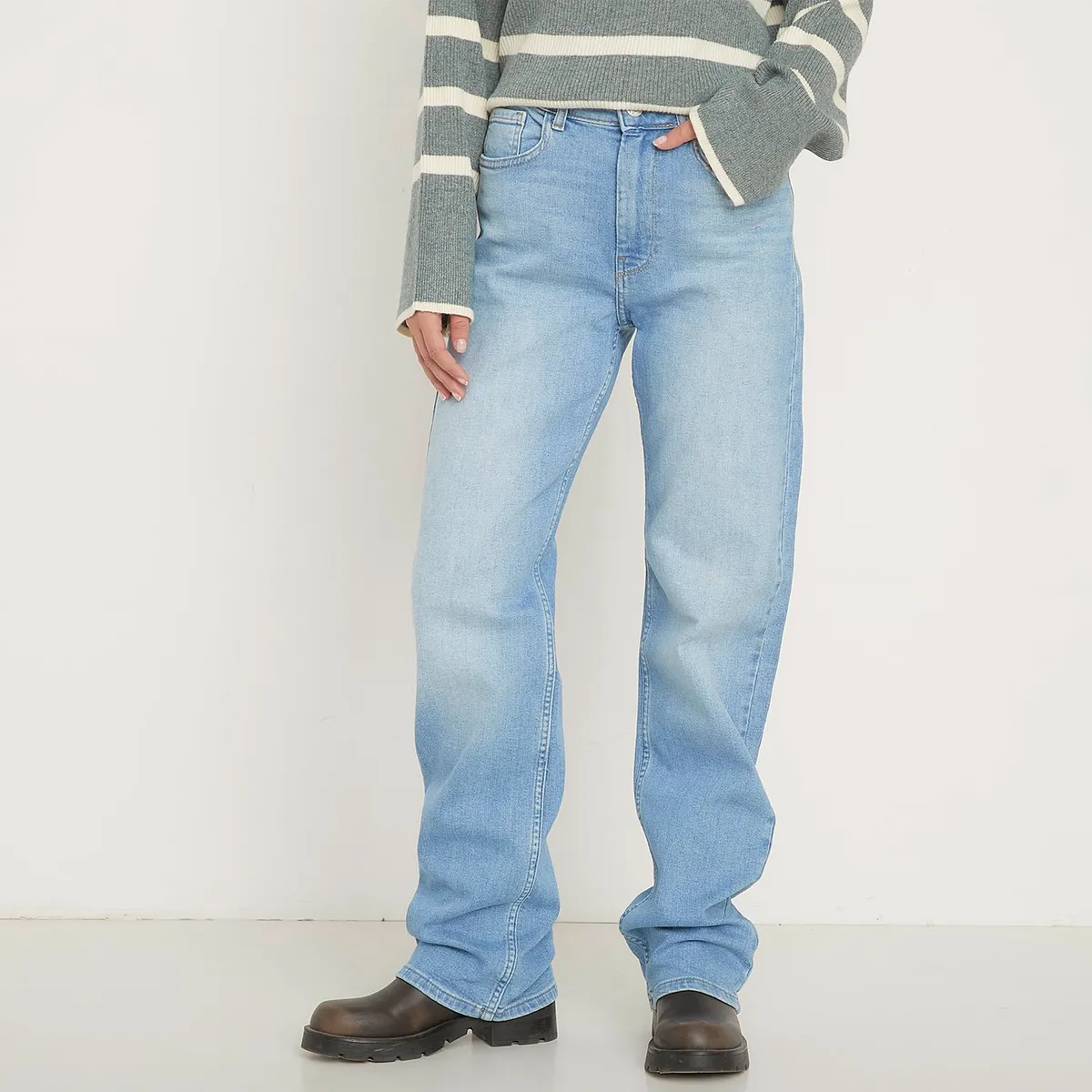 ONLY - Jeans Wide Leg Medio Mujer Only