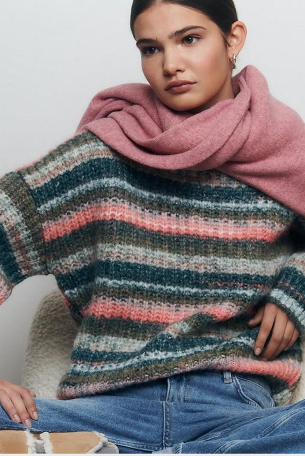 BROWNIE - Sweater Space Dyed Mujer Brownie