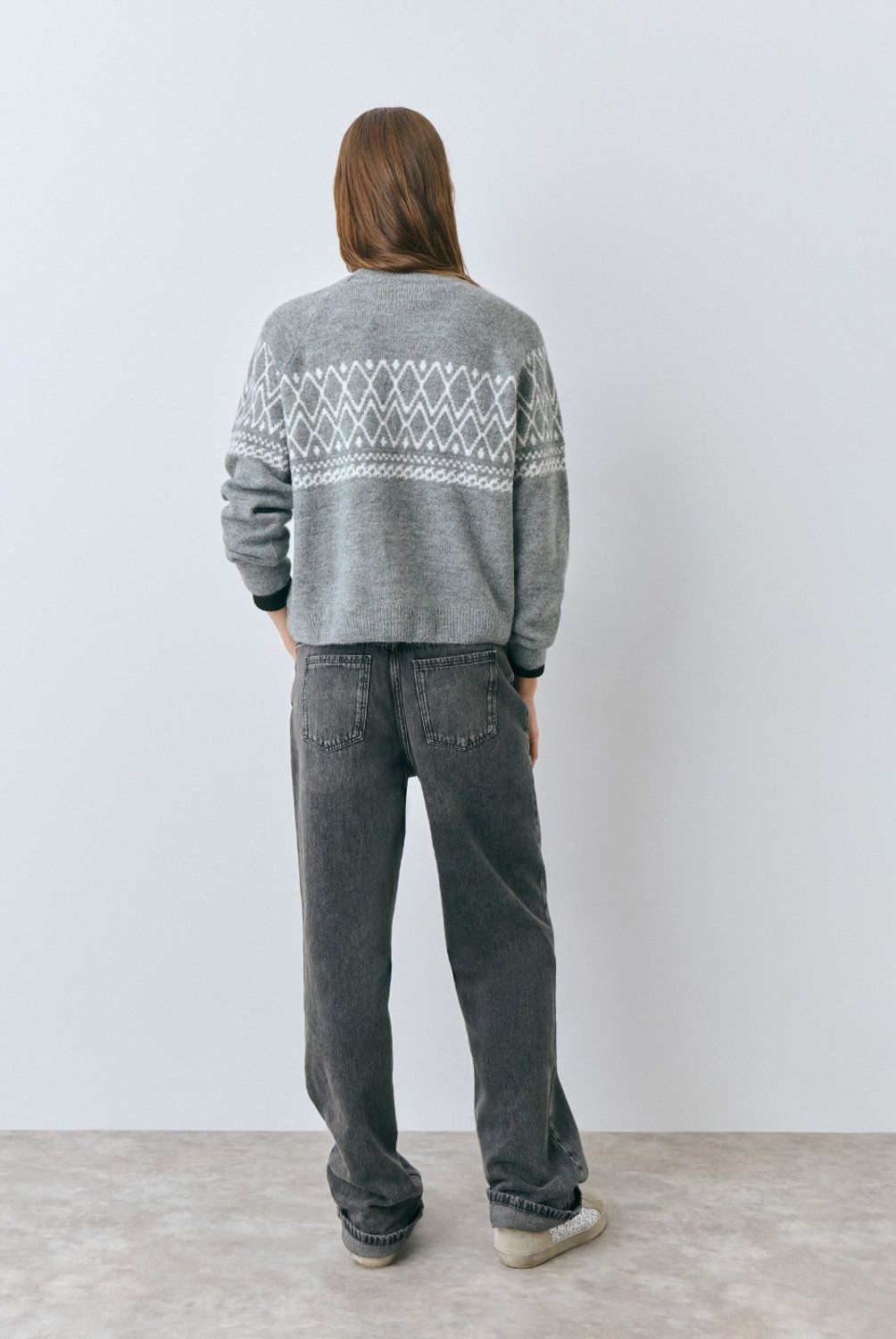 BROWNIE - Sweater Jacquard Mujer Brownie