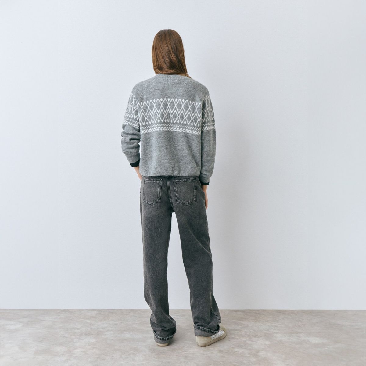 BROWNIE - Sweater Jacquard Mujer Brownie