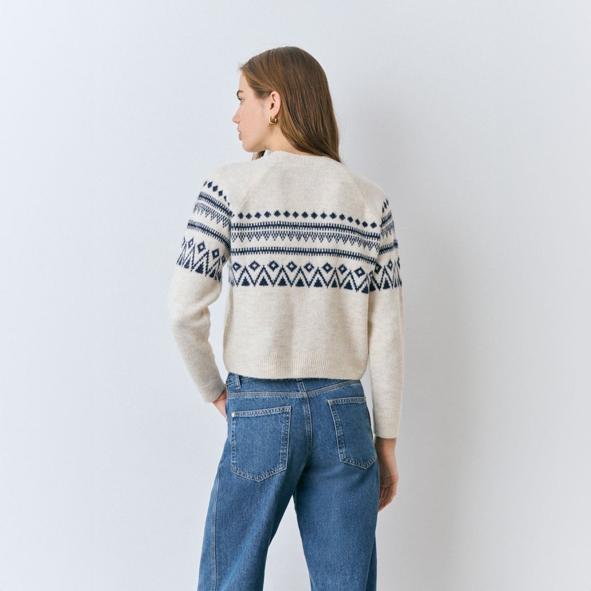 BROWNIE - Sweater Jacquard Mujer Brownie