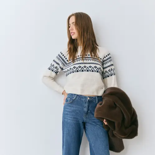 BROWNIE - Sweater Jacquard Mujer