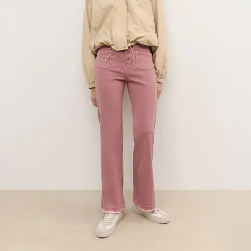 BROWNIE - Pantalón Culotte Botones Frontales Mujer