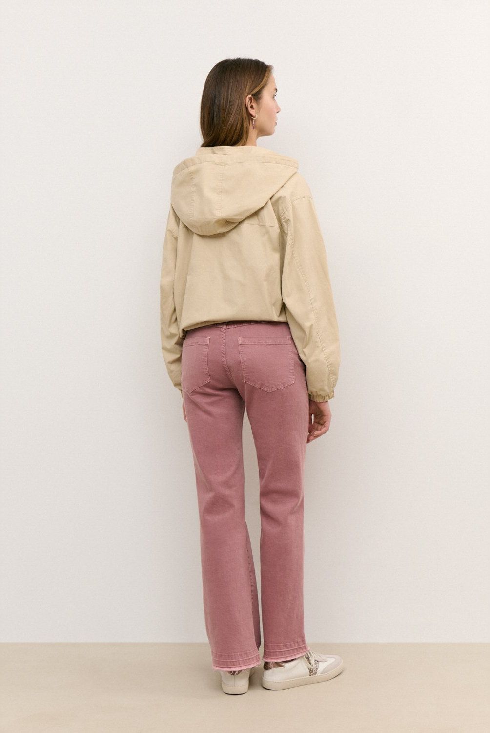 BROWNIE - Pantalón Culotte Botones Frontales Mujer Brownie