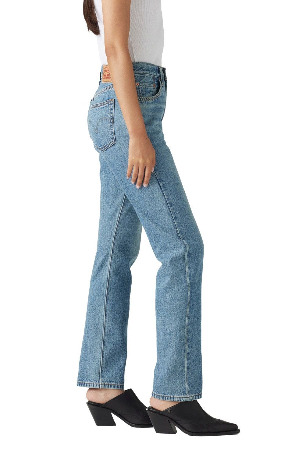 LEVIS - Jeans Straight Tiro Alto Mujer Levis