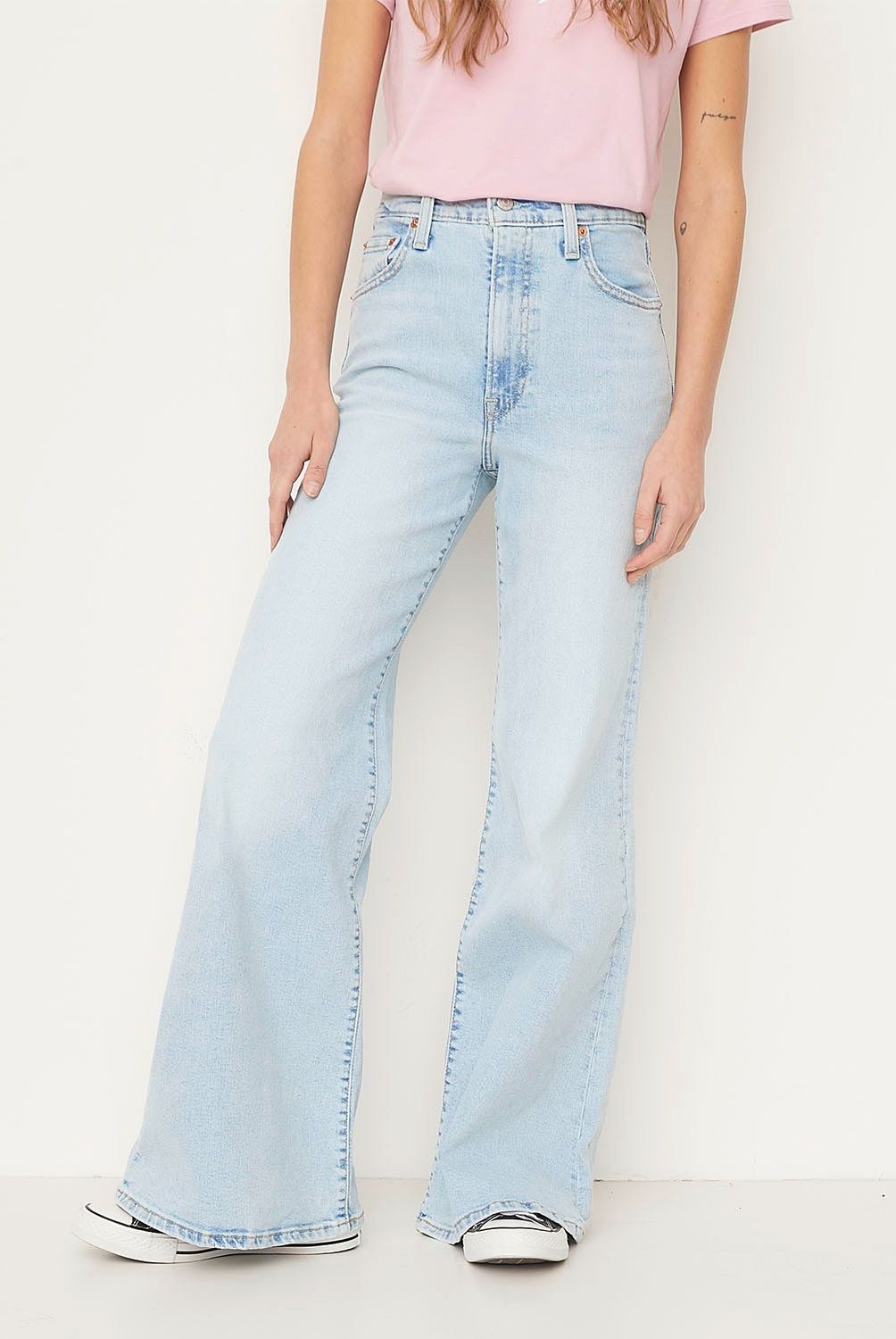 LEVIS - Jeans Flare Tiro Súper Alto Mujer Levis