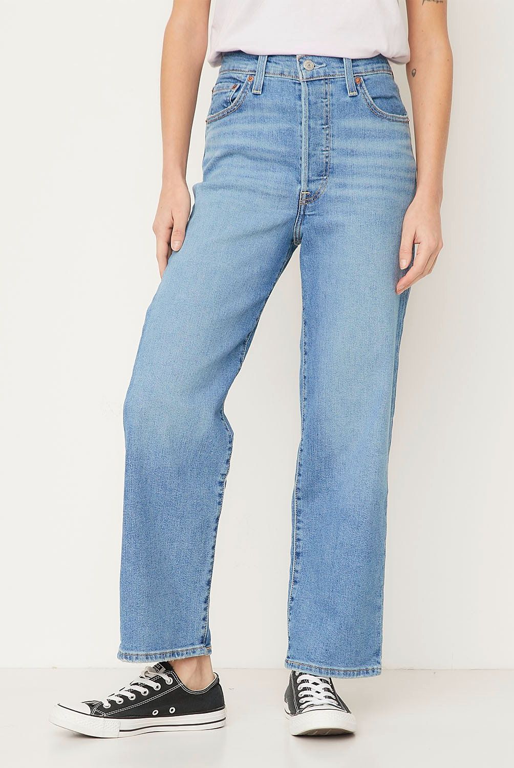 LEVIS - Ribcage Straight Ankle Mujer Levis