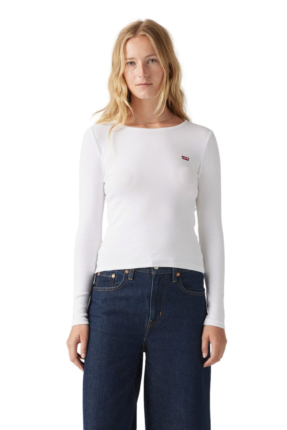 LEVIS - Polera Manga Larga Algodón Mujer Levis