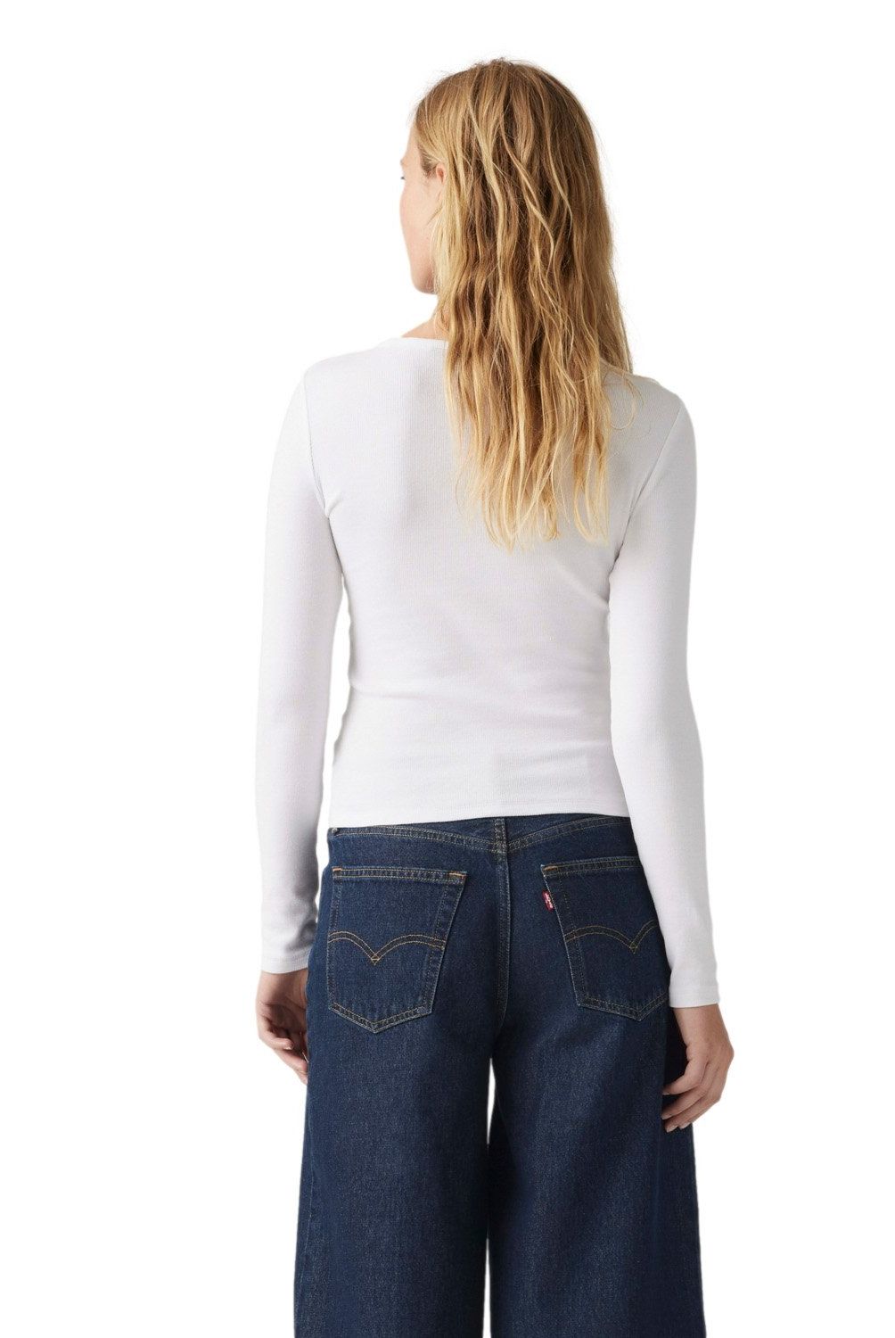 LEVIS - Polera Manga Larga Algodón Mujer Levis