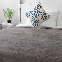 DORAL - Frazada Coral Pop Negro