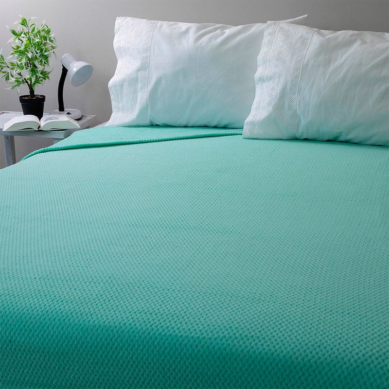 DORAL - Frazada Coral Pop Verde Doral