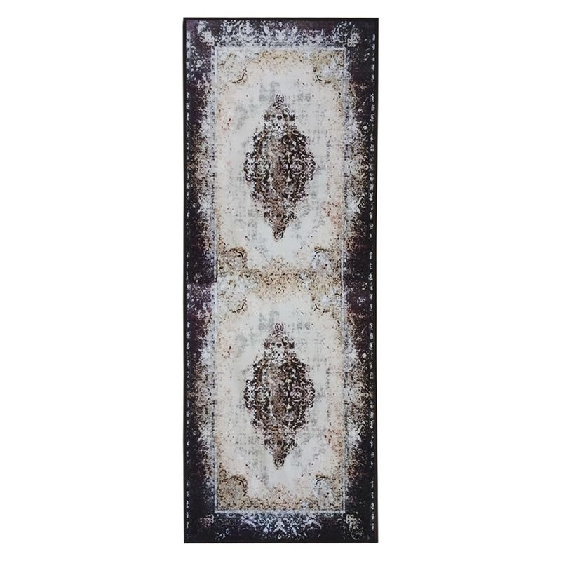 IDETEX - Alfombra De Pasillo Moka Negro 67X180 Cm Idetex