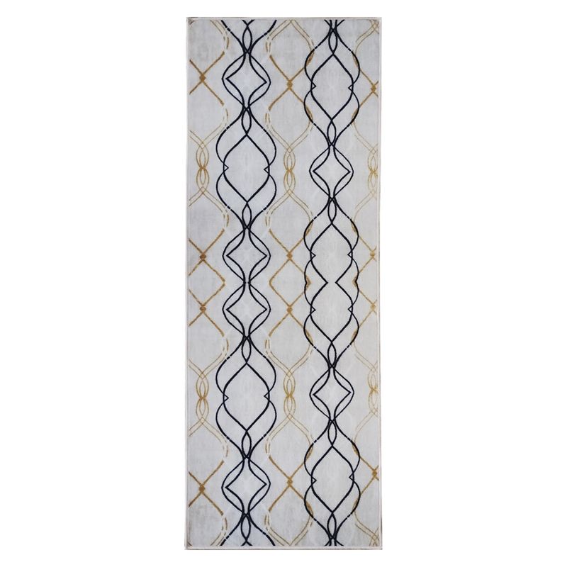 IDETEX - Alfombra De Pasillo Rayan Gris 67X180 Cm Idetex